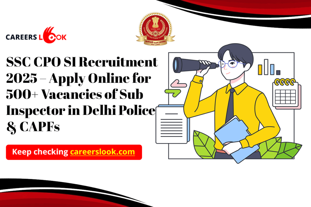 SSC CPO SI Recruitment 2025