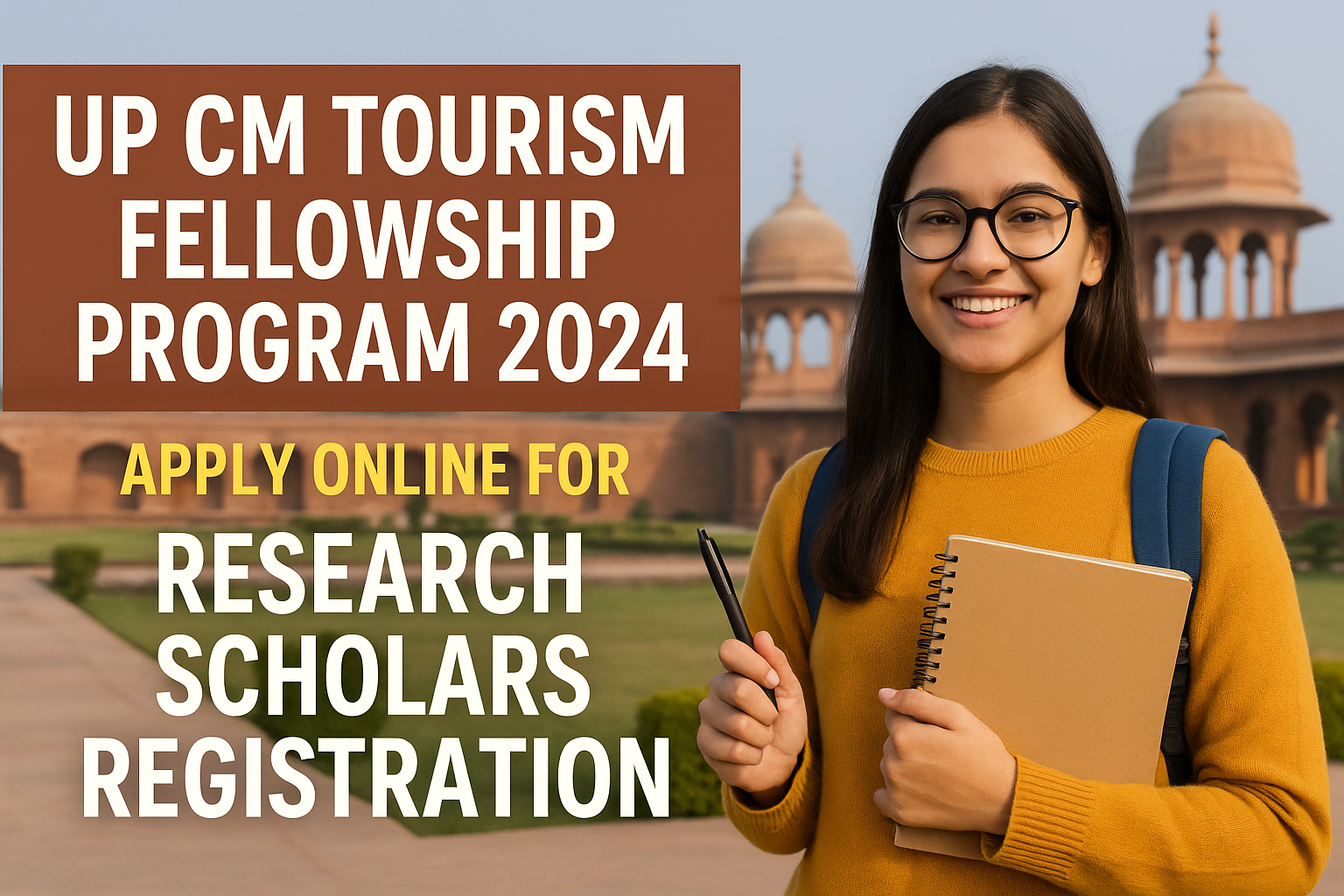 UP CM Tourism Fellowship Program 2024 – Apply Online for Research ...