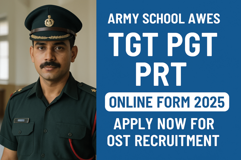 Army School AWES TGT PGT PRT