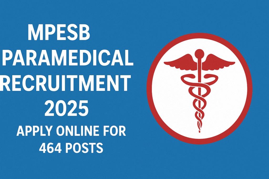 MPESB Paramedical Recruitment 2025