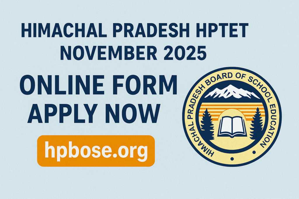 Apply HPTET 2025