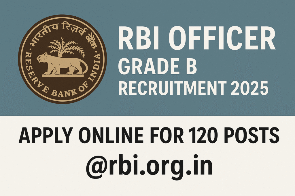RBI Officer Grade B Recruitment 2025