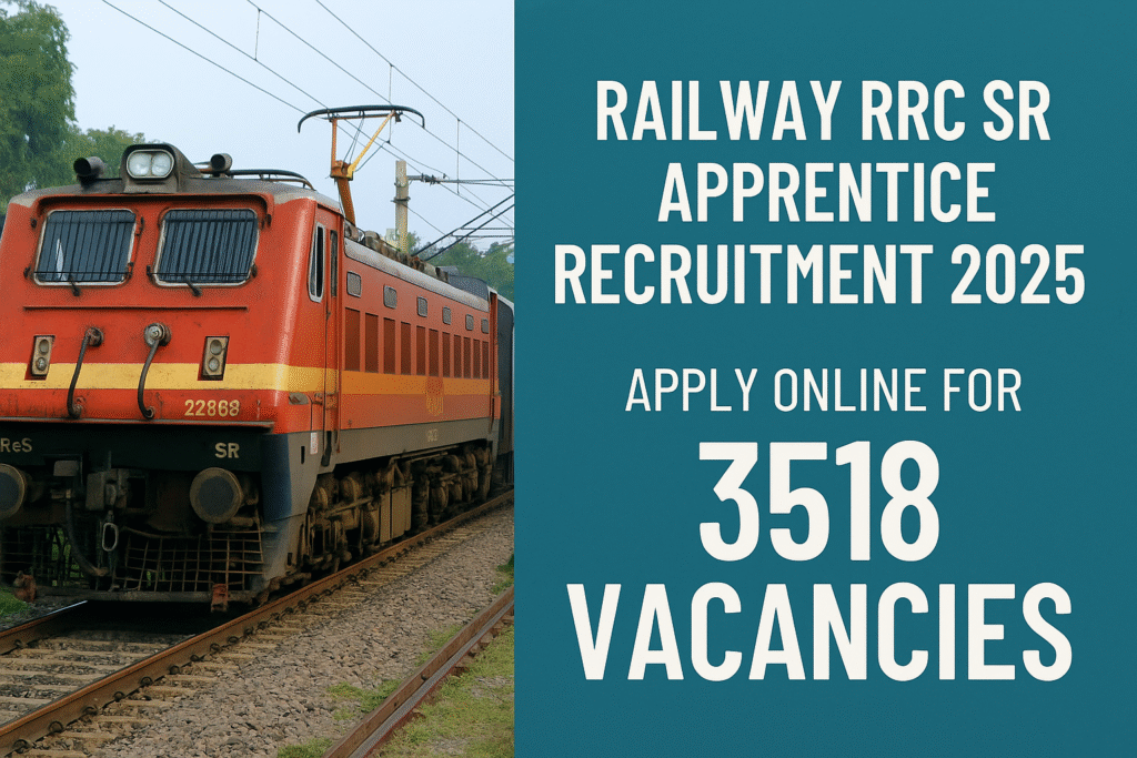 Railway RRC SR Apprentice Recruitment 2025